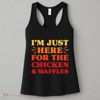 Chicken And Waffles I Love Chicken And Waffles Funny Food Women's Tank Top thumb 3