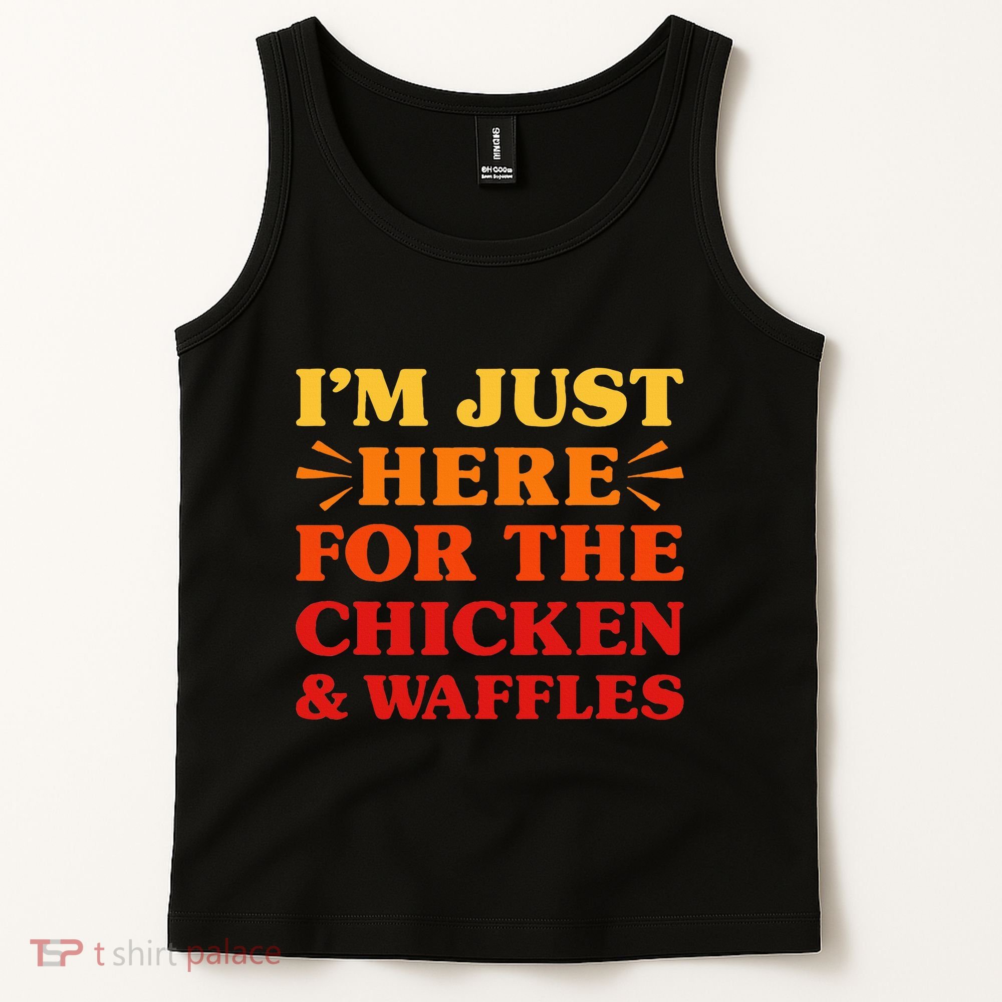 Chicken And Waffles I Love Chicken And Waffles Funny Food Tank Top