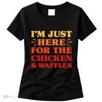 Chicken And Waffles I Love Chicken And Waffles Funny Food Women's T-Shirt thumb 0