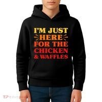 Chicken And Waffles I Love Chicken And Waffles Funny Food Kids Hoodie thumb 4