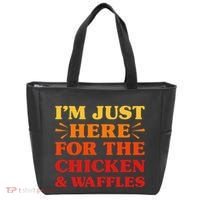 Chicken And Waffles I Love Chicken And Waffles Funny Food Tote Bag thumb 0