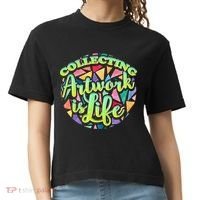 Collecting Art Work Life Museum Gallery Masterpiece Artist Cute Gift Comfort Colors Boxy T-Shirt thumb 0