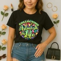 Collecting Art Work Life Museum Gallery Masterpiece Artist Cute Gift Comfort Colors Boxy T-Shirt thumb 2