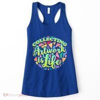 Collecting Art Work Life Museum Gallery Masterpiece Artist Cute Gift Women's Tank Top thumb 0