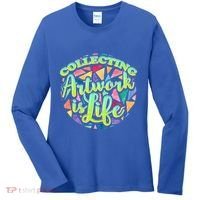 Collecting Art Work Life Museum Gallery Masterpiece Artist Cute Gift Women's Long Sleeve Shirt thumb 0