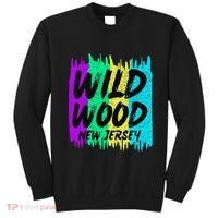 Cool Artsy Wild Wood New Jersey Beach Lover Boardwalk Sweatshirt thumb 0