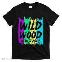 Cool Artsy Wild Wood New Jersey Beach Lover Boardwalk T-Shirt thumb 0