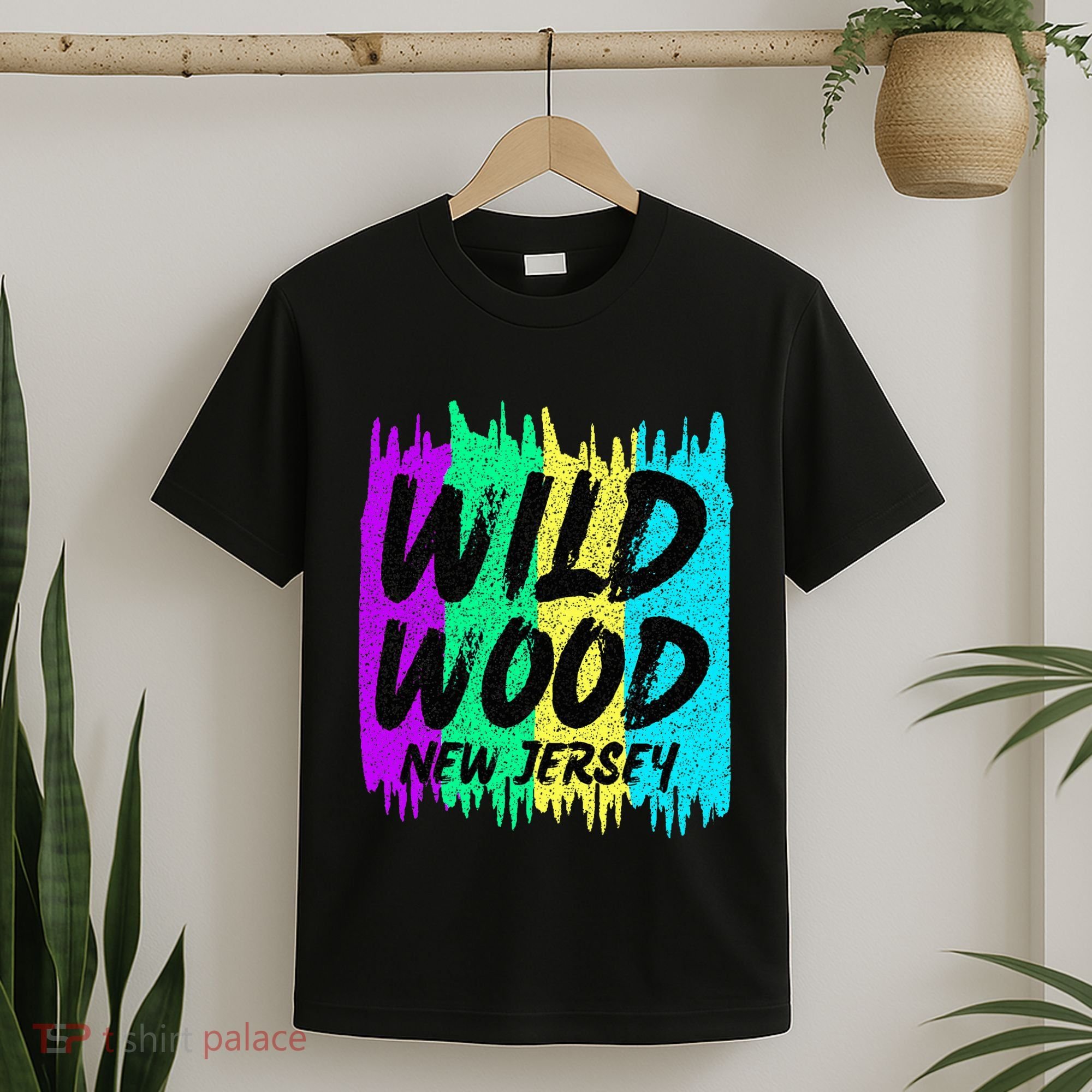Cool Artsy Wild Wood New Jersey Beach Lover Boardwalk T-Shirt