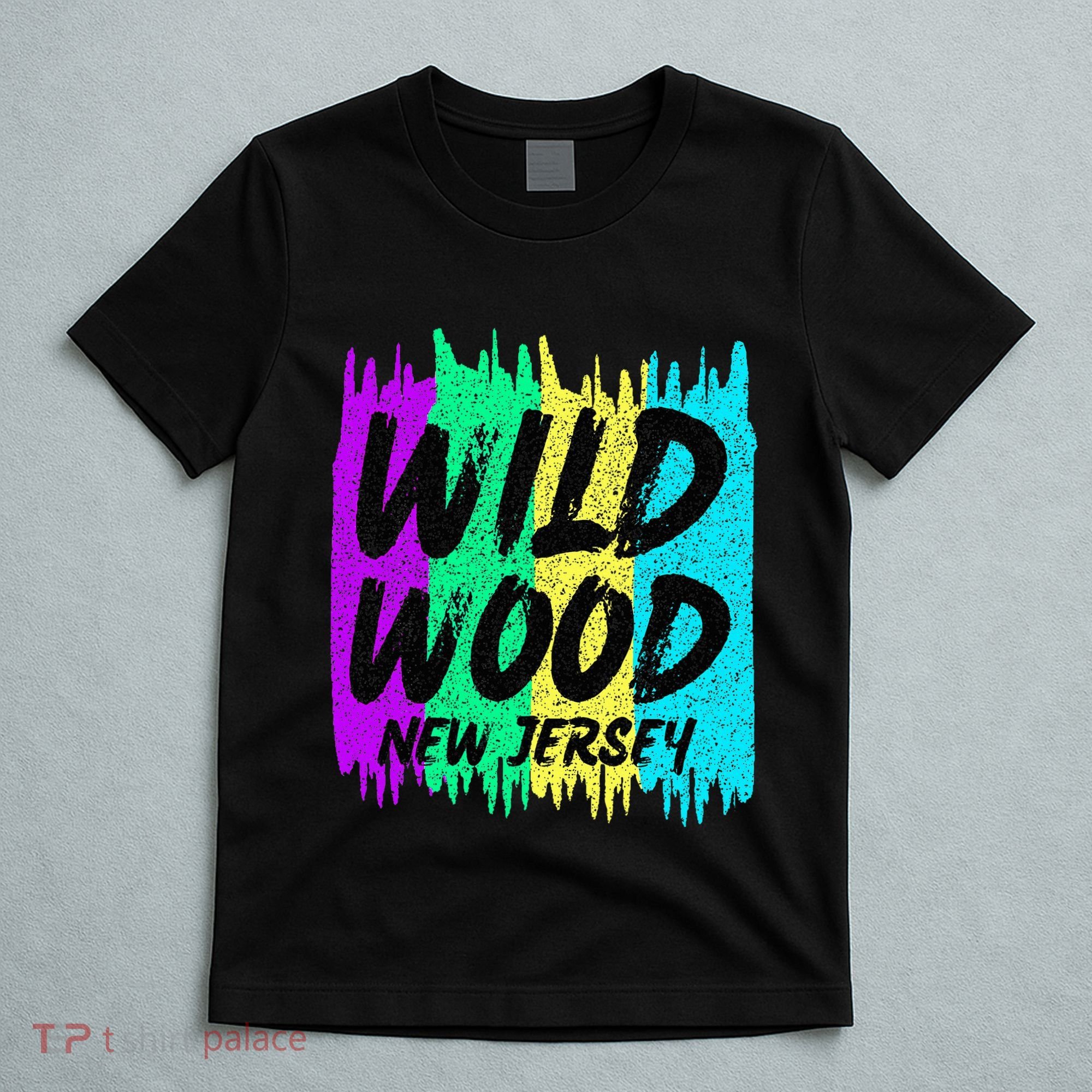 Cool Artsy Wild Wood New Jersey Beach Lover Boardwalk T-Shirt