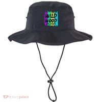Cool Artsy Wild Wood New Jersey Beach Lover Boardwalk Bucket Hat thumb 0
