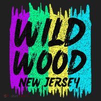 Cool Artsy Wild Wood New Jersey Beach Lover Boardwalk Beanie thumb 2
