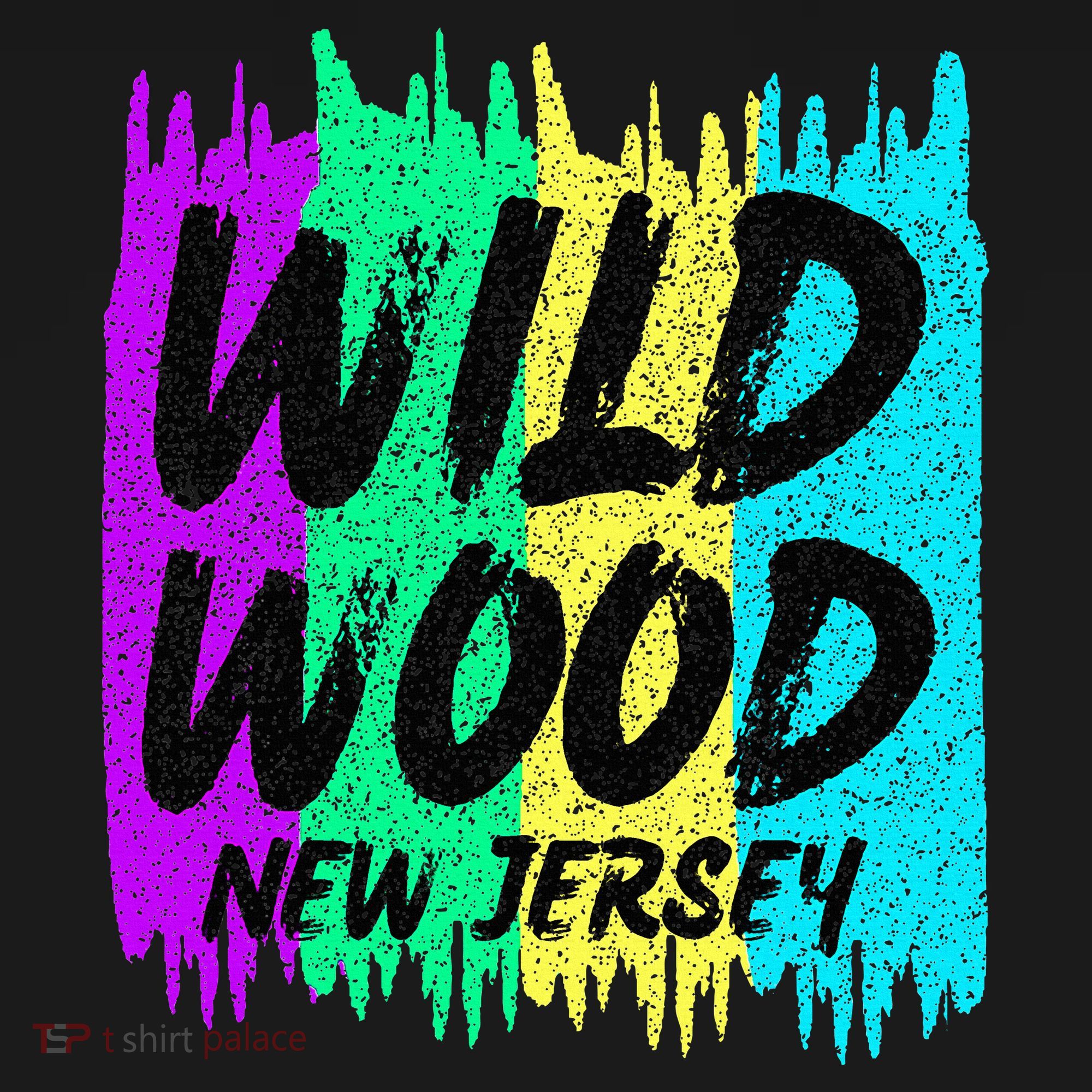 Cool Artsy Wild Wood New Jersey Beach Lover Boardwalk Women's Hoodie