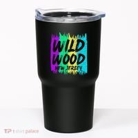 Cool Artsy Wild Wood New Jersey Beach Lover Boardwalk Tumbler thumb 0