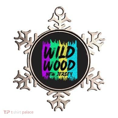 Cool Artsy Wild Wood New Jersey Beach Lover Boardwalk Ornament