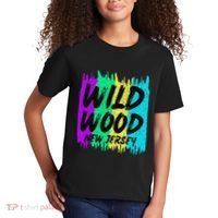 Cool Artsy Wild Wood New Jersey Beach Lover Boardwalk Kids T-Shirt thumb 2