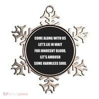 Come Along With Us Working Man Pro 111 Quote Ornament thumb 0