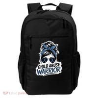 Child Abuse Warrior Child Abuse Prevention Awareness Backpack thumb 0