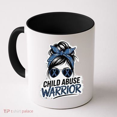 Child Abuse Warrior Child Abuse Prevention Awareness Coffee Mug