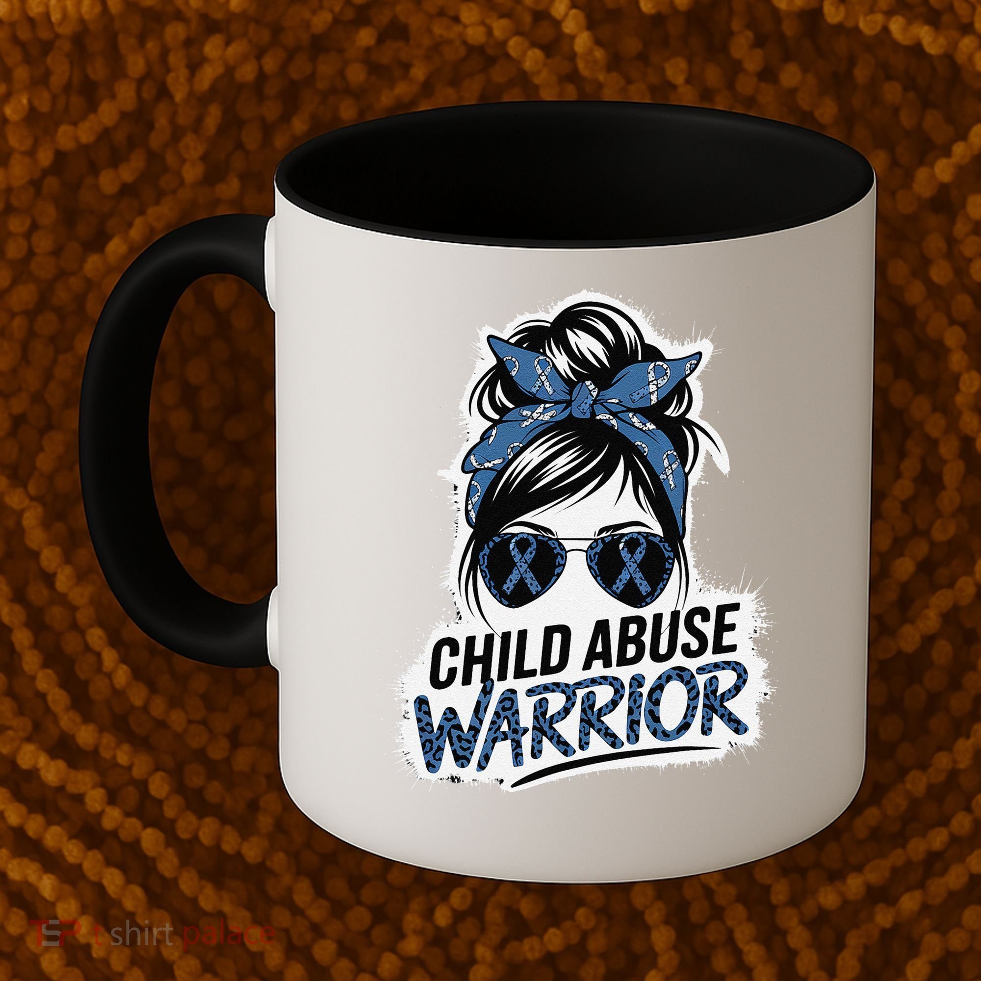 Child Abuse Warrior Child Abuse Prevention Awareness Coffee Mug