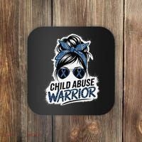 Child Abuse Warrior Child Abuse Prevention Awareness Coaster thumb 0