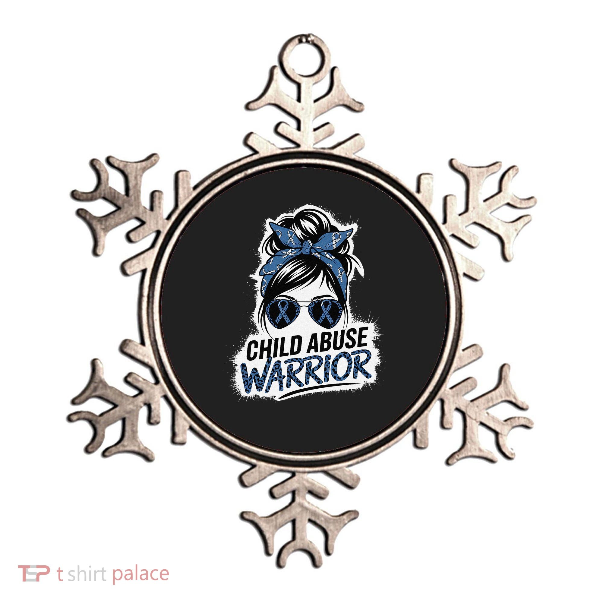 Child Abuse Warrior Child Abuse Prevention Awareness Ornament