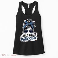 Child Abuse Warrior Child Abuse Prevention Awareness Women's Tank Top thumb 0