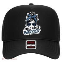 Child Abuse Warrior Child Abuse Prevention Awareness Hat thumb 0