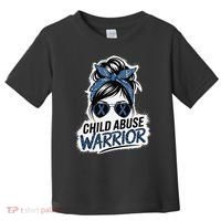 Child Abuse Warrior Child Abuse Prevention Awareness Toddler T-Shirt thumb 0