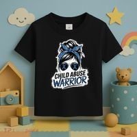 Child Abuse Warrior Child Abuse Prevention Awareness Toddler T-Shirt thumb 3