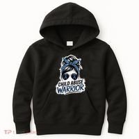 Child Abuse Warrior Child Abuse Prevention Awareness Kids Hoodie thumb 0