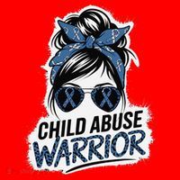 Child Abuse Warrior Child Abuse Prevention Awareness Santa Hat thumb 1
