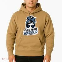 Child Abuse Warrior Child Abuse Prevention Awareness Hoodie thumb 2