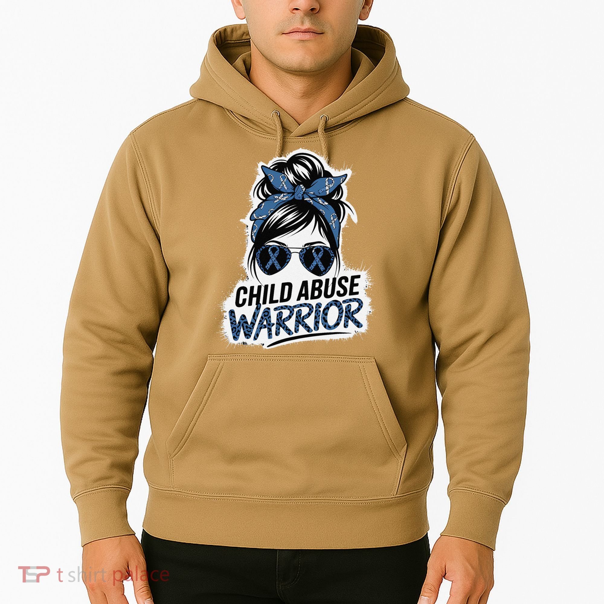 Child Abuse Warrior Child Abuse Prevention Awareness Hoodie