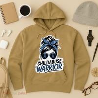 Child Abuse Warrior Child Abuse Prevention Awareness Hoodie thumb 3