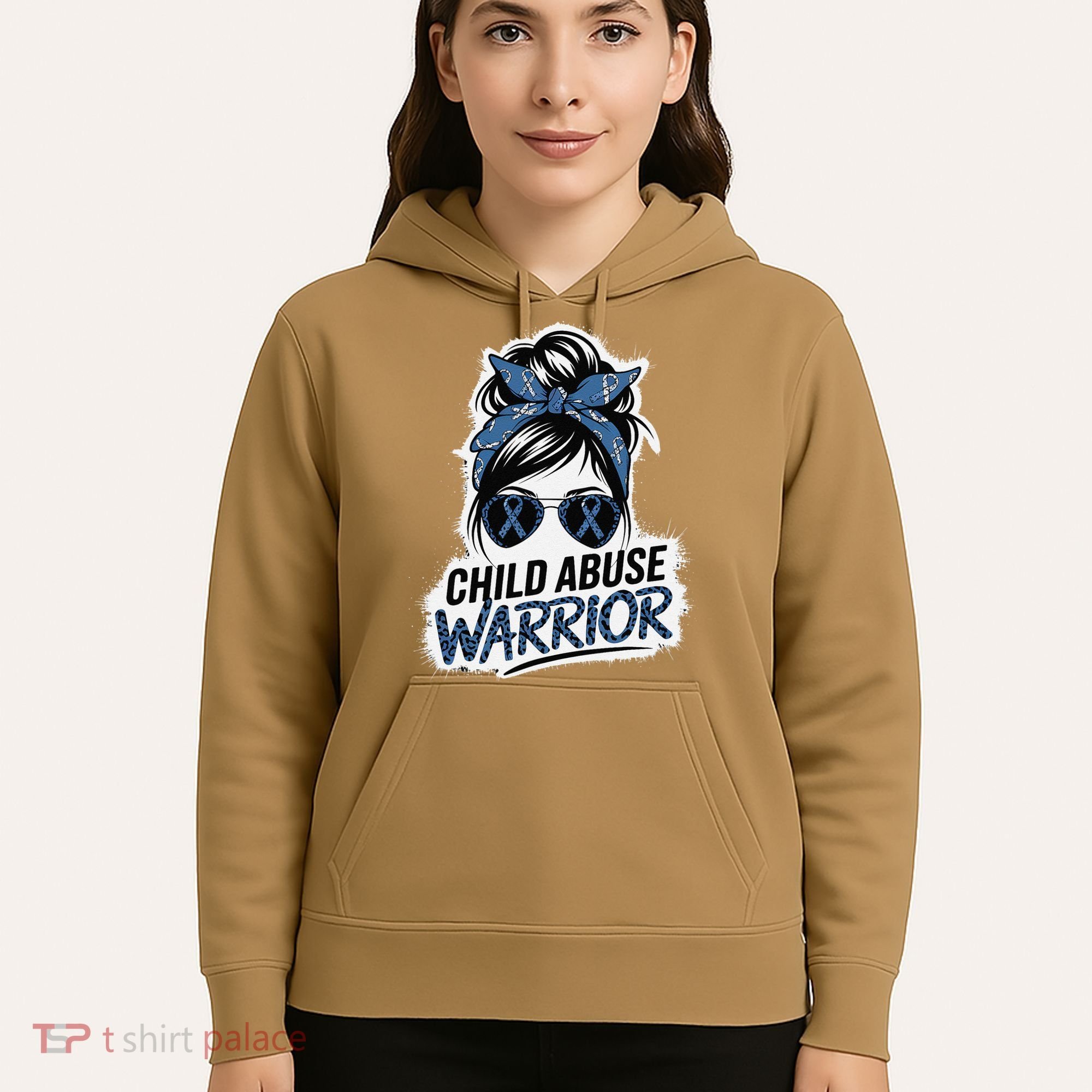 Child Abuse Warrior Child Abuse Prevention Awareness Hoodie