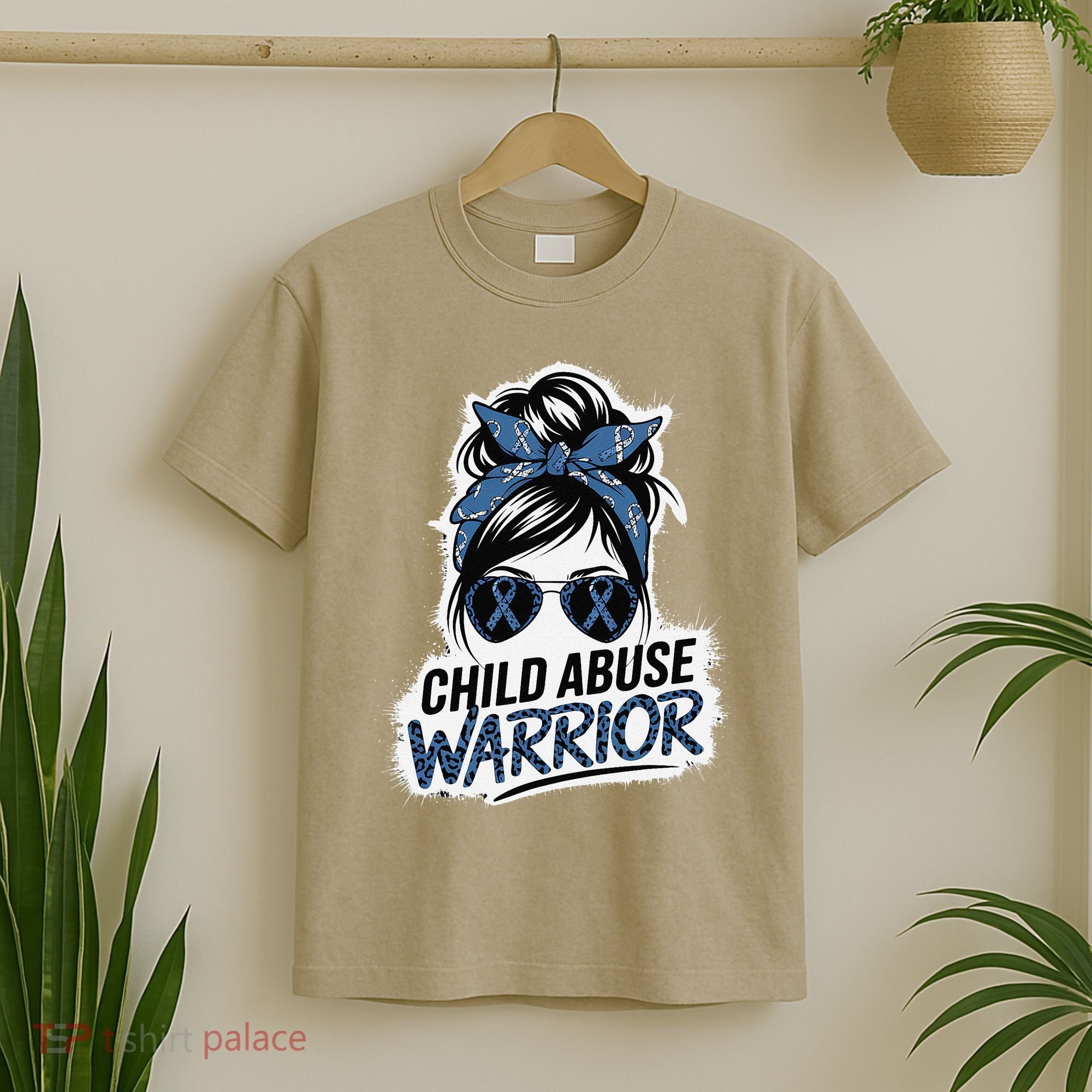 Child Abuse Warrior Child Abuse Prevention Awareness T-Shirt
