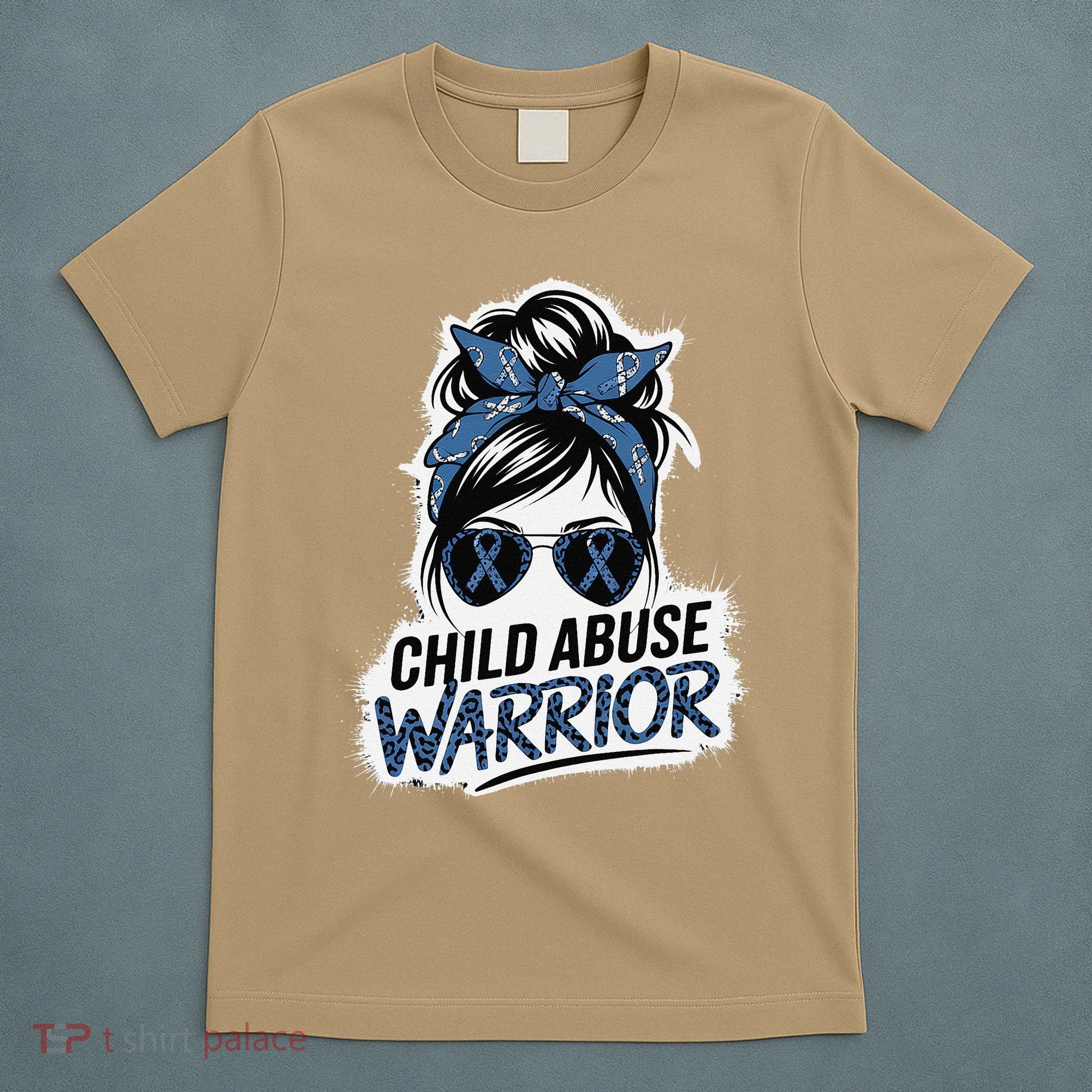 Child Abuse Warrior Child Abuse Prevention Awareness T-Shirt