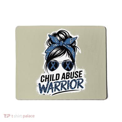 Child Abuse Warrior Child Abuse Prevention Awareness Mousepad