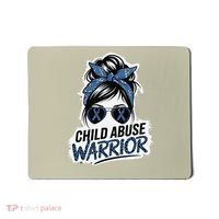Child Abuse Warrior Child Abuse Prevention Awareness Mousepad thumb 0