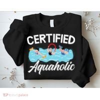 Certified Aquaholic Water Aerobics Instructor Fitness Sweatshirt thumb 2