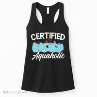 Certified Aquaholic Water Aerobics Instructor Fitness Women's Tank Top thumb 0