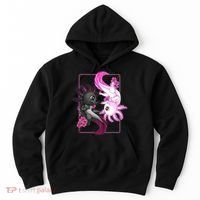 Cute Axolotl Yin Yang Plush Pets Cherry Blossom Hoodie thumb 0