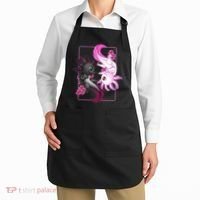 Cute Axolotl Yin Yang Plush Pets Cherry Blossom Apron thumb 2