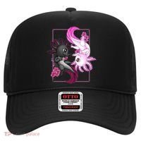 Cute Axolotl Yin Yang Plush Pets Cherry Blossom Hat thumb 0