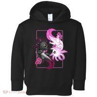 Cute Axolotl Yin Yang Plush Pets Cherry Blossom Toddler Hoodie thumb 0
