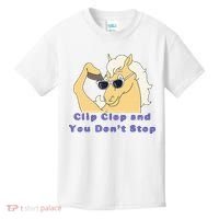Clip-Clop And You Don't Stop Horse funny Kids T-Shirt thumb 0