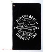 Cannon Beach 1956 Oregon Clatsop Gift Golf Towel thumb 0