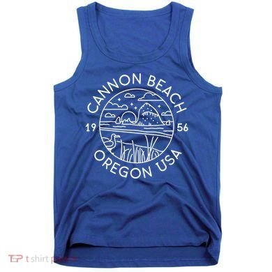 Cannon Beach 1956 Oregon Clatsop Gift Tank Top