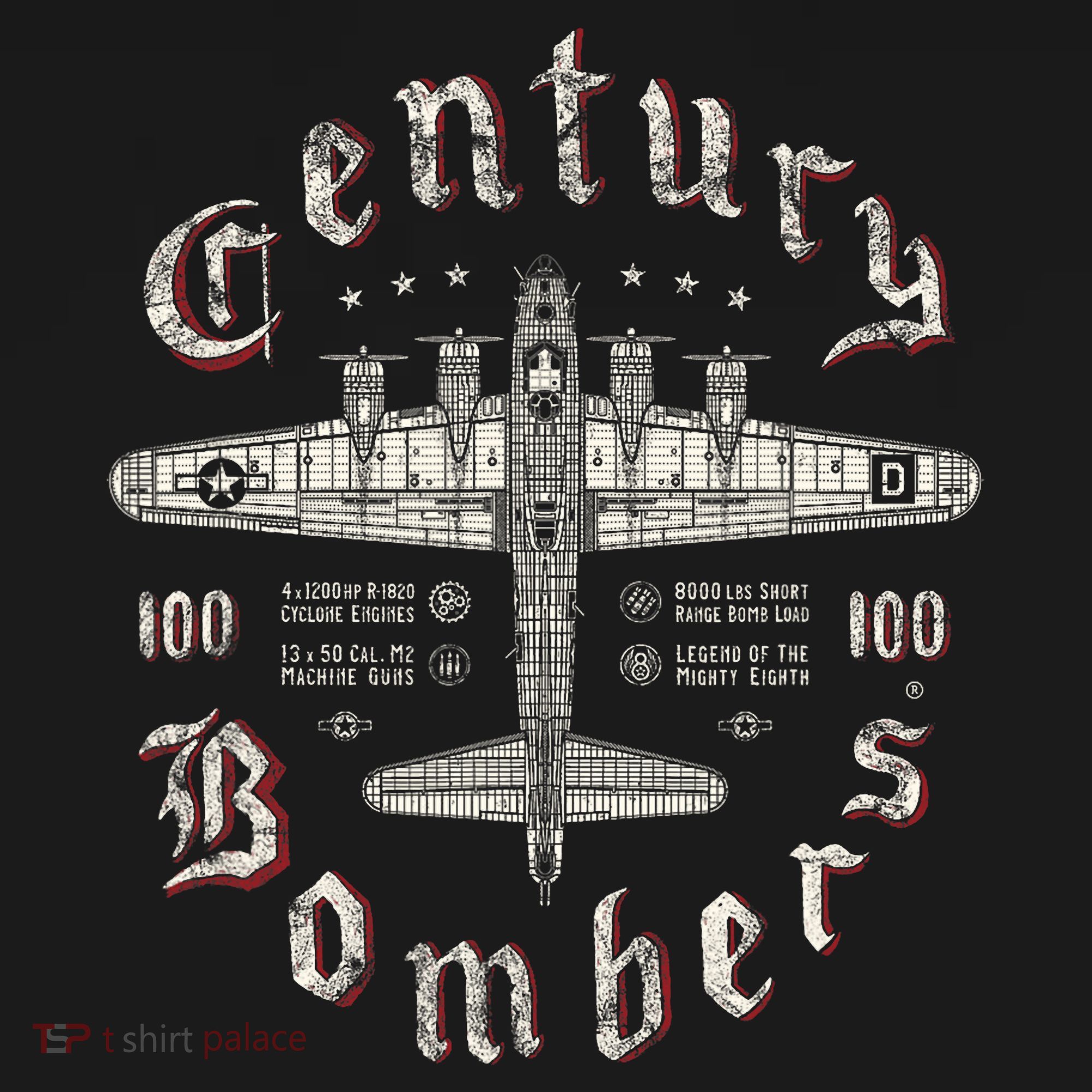 Century Bombers 100th Bomb Group B 17 Polo