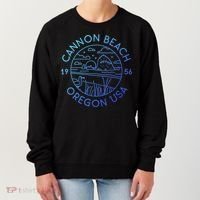 Cannon Beach 1956 Oregon Clatsop Gift Women's Sweatshirt thumb 0